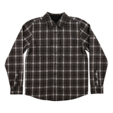 Independent Chemise Belmont Ls Flannel Top Black White