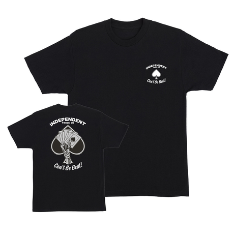 Independent T-Shirt Royal Flush Ss Black