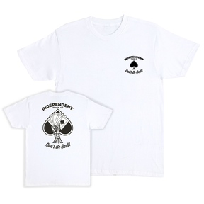 Independent T-Shirt Royal Flush Ss White