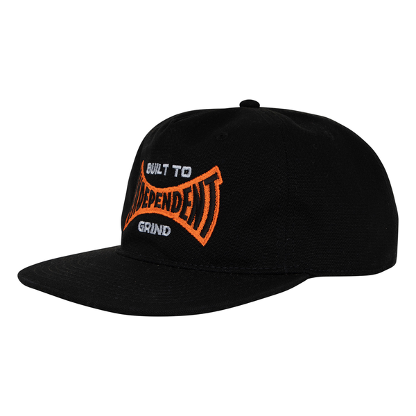 Independent Cap Built To Grind Span Snapback Black