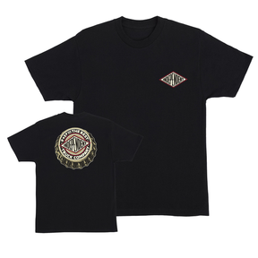 Independent T-Shirt Ftr Cap Ss Black