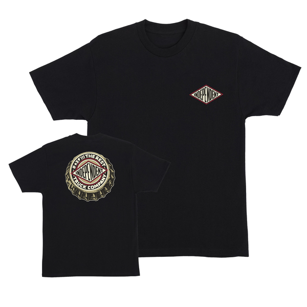 Independent T-Shirt Ftr Cap Ss Black