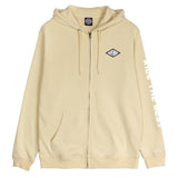 Sweat zippé à capuche Independent Depth Summit Sand