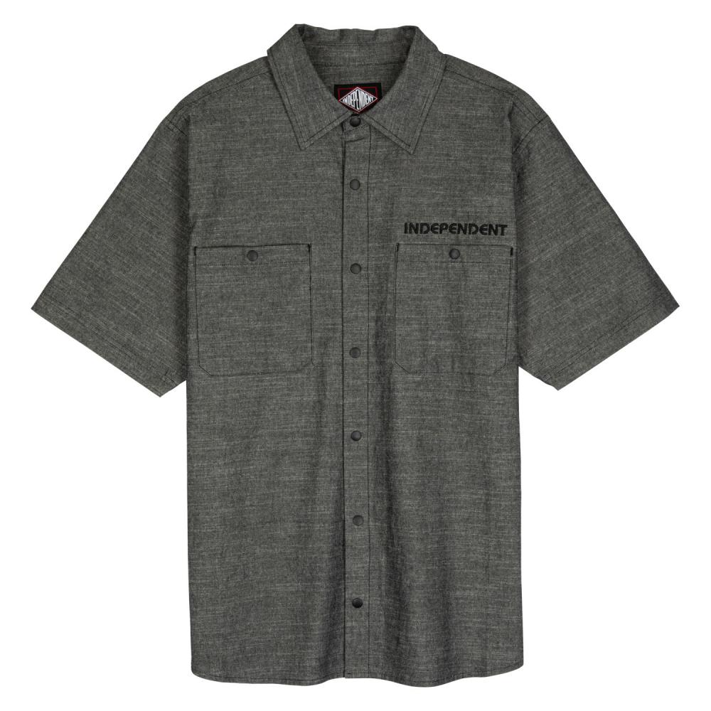 Chemise Independent Groundwork Black Chambray