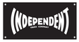 Independent Banner Span Black 90Cm X 46Cm