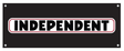 Independent Banner Bar Logo Black 120Cm X 46Cm