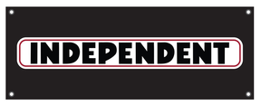Independent Banner Bar Logo Black 120Cm X 46Cm