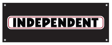 Independent Banner Bar Logo Black 120Cm X 46Cm