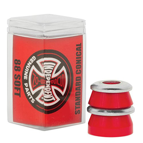 Independent Bushings (Jeu De 4) Conical Soft 88A Red