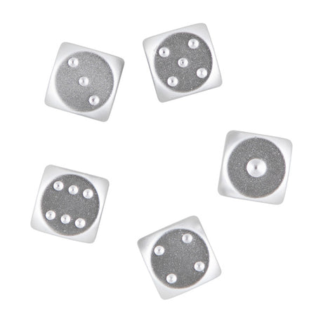 Independent Accessoire Bar Logo Dice Set Silver
