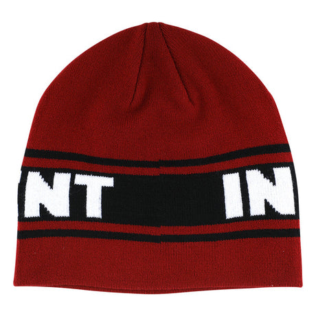 Bonnet Independent Bar Logo Skull Cap Red
