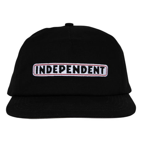 Casquette snapback Independent Bar Logo Black