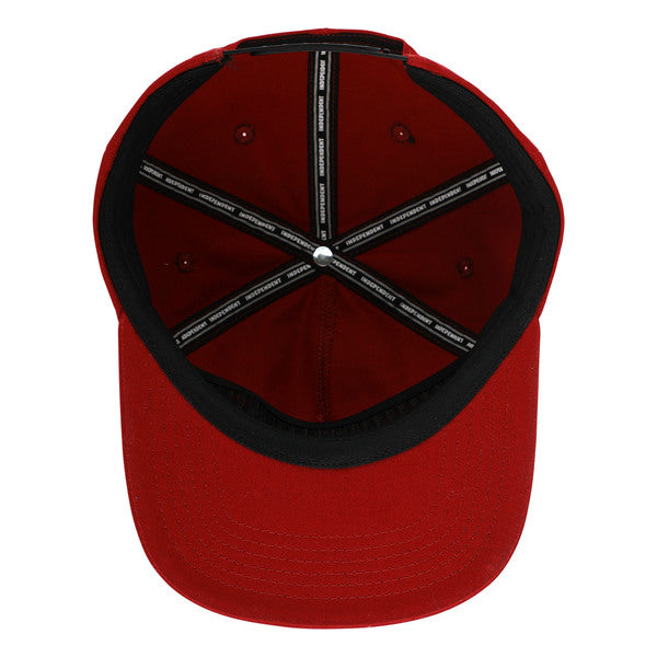 Casquette snapback Independent Btg Summit Cardinal