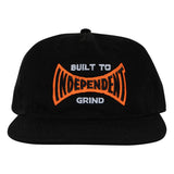 Independent Cap Built To Grind Span Snapback Black