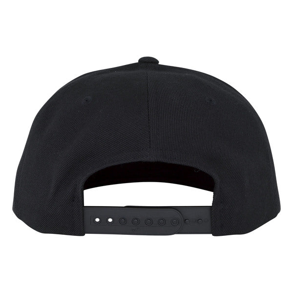 Independent Cap Span Embroidered Snapback Black Dk Red