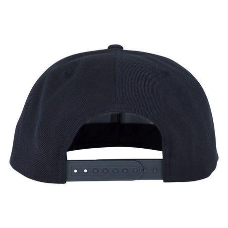 Independent Cap Span Embroidered Snapback Dk Navy White