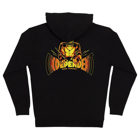 Independent Sweat Manufactured Span Zip Hood Black