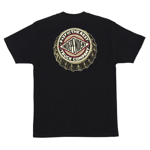 Independent T-Shirt Ftr Cap Ss Black