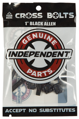 Independent Visserie (Jeu De 8) Allen 1 Pouce Black