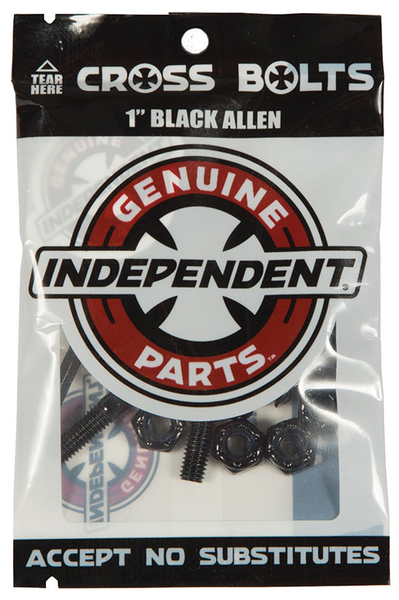 Independent Visserie (Jeu De 8) Allen 1 Pouce Black