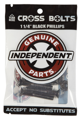 Independent Visserie (Jeu De 8) Phillips 1.25 Pouce Black