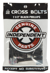 Independent Visserie (Jeu De 8) Phillips 1.5 Pouce Black
