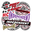Independent Stickers Assorted (Pack De 10)