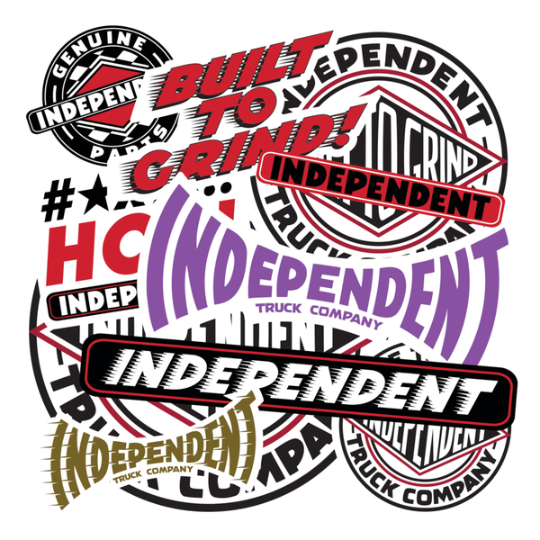 Independent Stickers Assorted (Pack De 10)