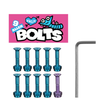 Krux Visserie (Jeu De 9) Allen 1 Pouce Blue Pink