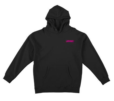 Krooked Sweat Moonsmile Raw Hood Black
