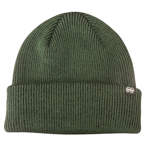 Krooked Beanie Eyes Clip Dk Green Black White