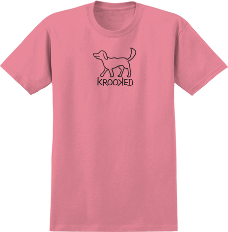 Krooked T-Shirt El Perro Ss Pink
