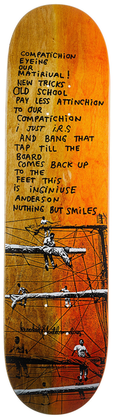 Krooked Deck Manderson Xerox Orange