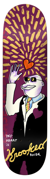 Krooked Deck Knox This Heart Purple