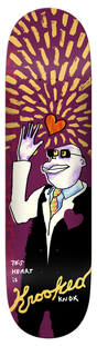 Krooked Deck Knox This Heart Purple