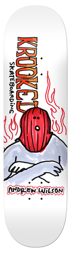 Krooked Deck Wilson Fire Mask White