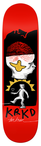 Krooked Deck Knox Brain And Bird Orange