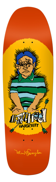 Planche de skateboard Krooked Gonz Hard2ihtt Orange 9,81"