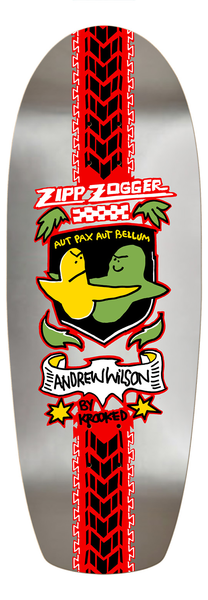 Planche de skateboard Krooked Wilson Pro Zogger Silver 10,75"