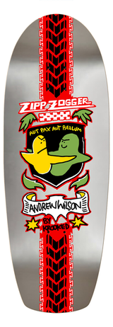 Planche de skateboard Krooked Wilson Pro Zogger Silver 10,75"