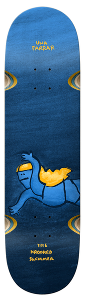 Planche de skateboard Krooked Una Swimmer Blue 8,28"