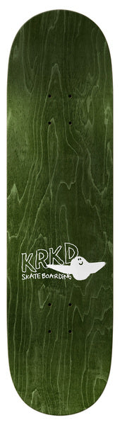 Planche de skateboard Krooked Kamo Wheel Wells White 8,5"