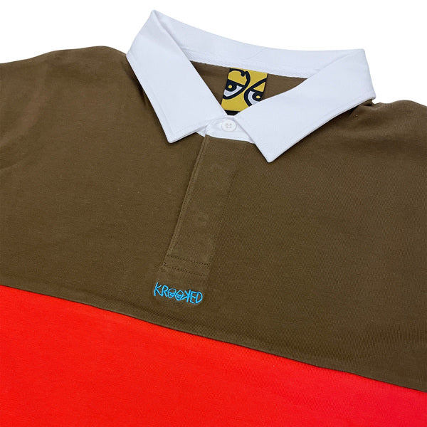 Krooked Polo Krooked Eyes Brown Red