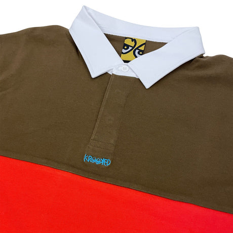 Krooked Polo Krooked Eyes Brown Red
