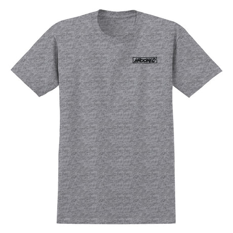 Krooked T-Shirt Moonsmile Raw Sport Grey Ss