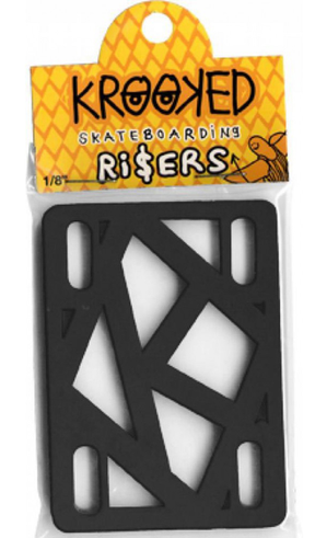 Krooked Pads (Jeu De 2) 0.25 Pouce Black Hard