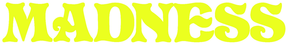 Madness Stickers Madness Vinyl Decal 5Pk Safety Yellow