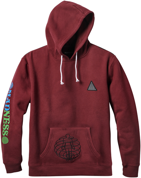 Madness Sweat Swirl Hoody Merlot