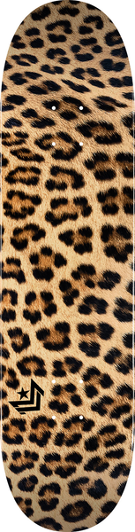 Mini Logo Deck Fin Fur Feather 18 Leopard Fur