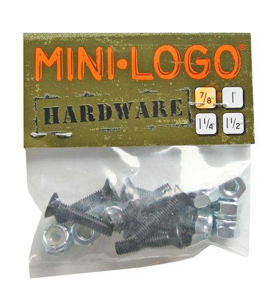 Mini Logo Visserie (Jeu De 8 Vis) Cruciforme 0.875 Pouce